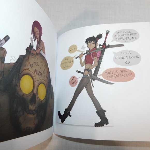 GURLZ Serge Birault Papa Ninjia Warrior Ladies Women ArtBook Book - Picture 8 of 8